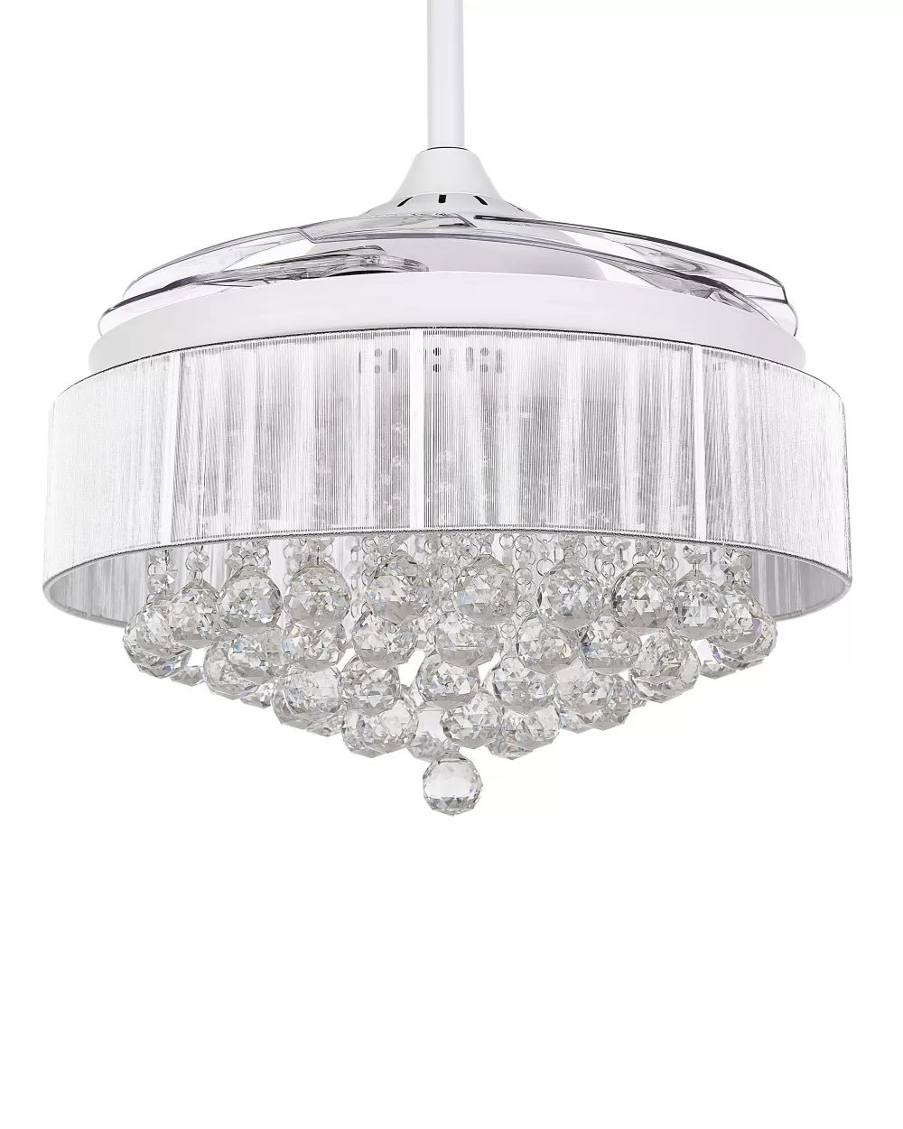 Lampada Ventilatore da Soffitto Beliani - Offerta Flash in Bianco con Design Essenziale Peel