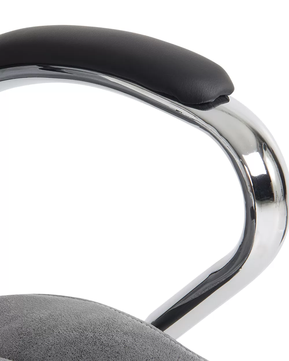 Elegante Sedia Design Beliani in Tonalità Grigio Formula - Comfort Moderno per il Tuo Spazio Abitativo