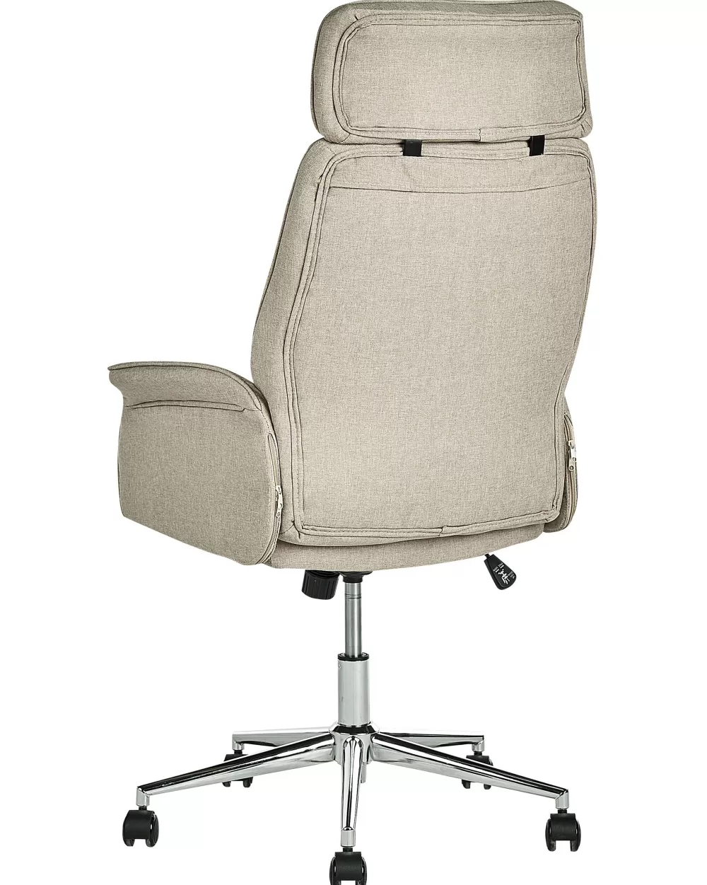 Beliani Sedia da Ufficio Confortevole in Tessuto Beige - Design Moderno Pilot 

（：，