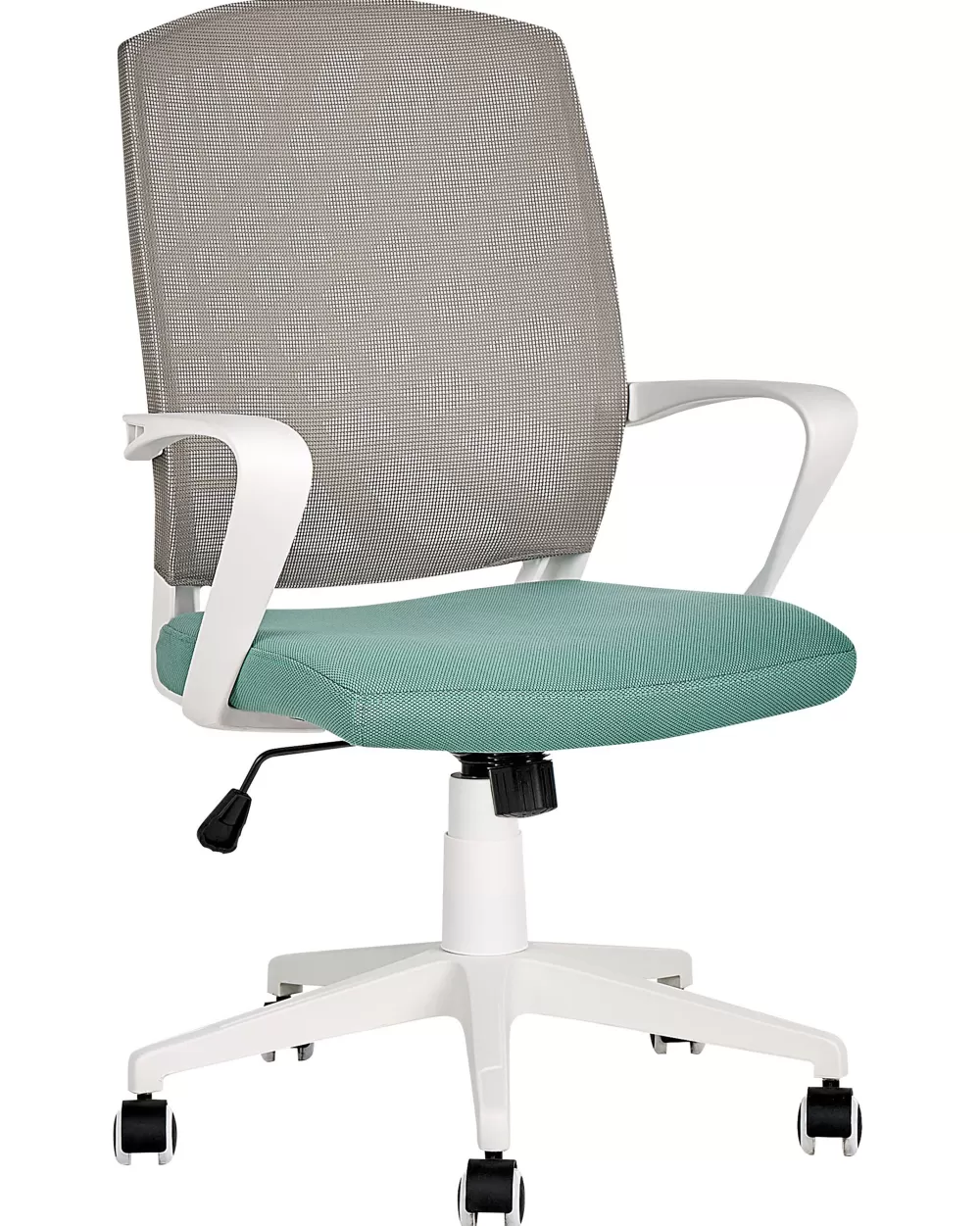Beliani Sedia Moderna in Tessuto Grigio e Blu Bonny - Design Accattivante per Interni
