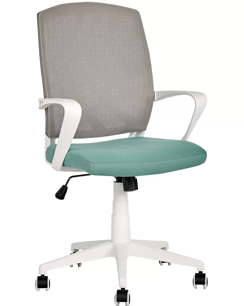 Beliani Sedia Moderna in Tessuto Grigio e Blu Bonny - Design Accattivante per Interni