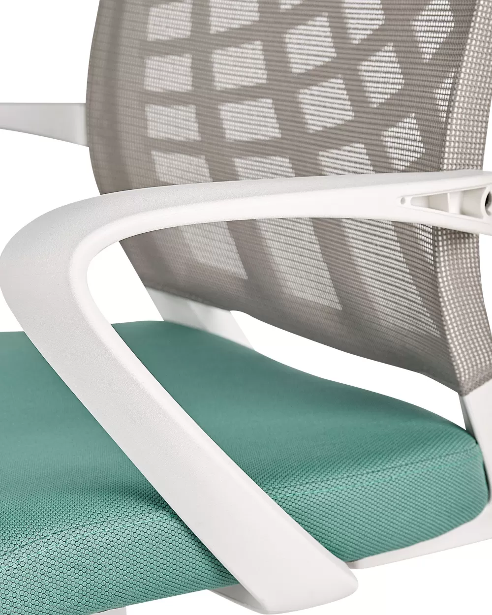 Beliani Sedia Moderna in Tessuto Grigio e Blu Bonny - Design Accattivante per Interni