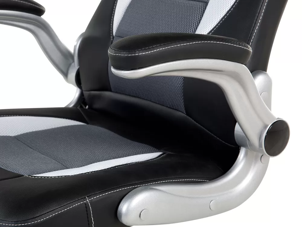 Poltrona Office Dean in Ecopelle Nero per Ragazzi - Design Ergonomico Beliani