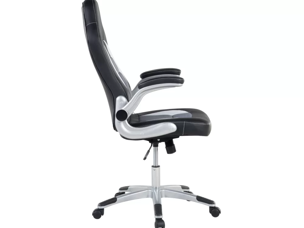 Poltrona Office Dean in Ecopelle Nero per Ragazzi - Design Ergonomico Beliani