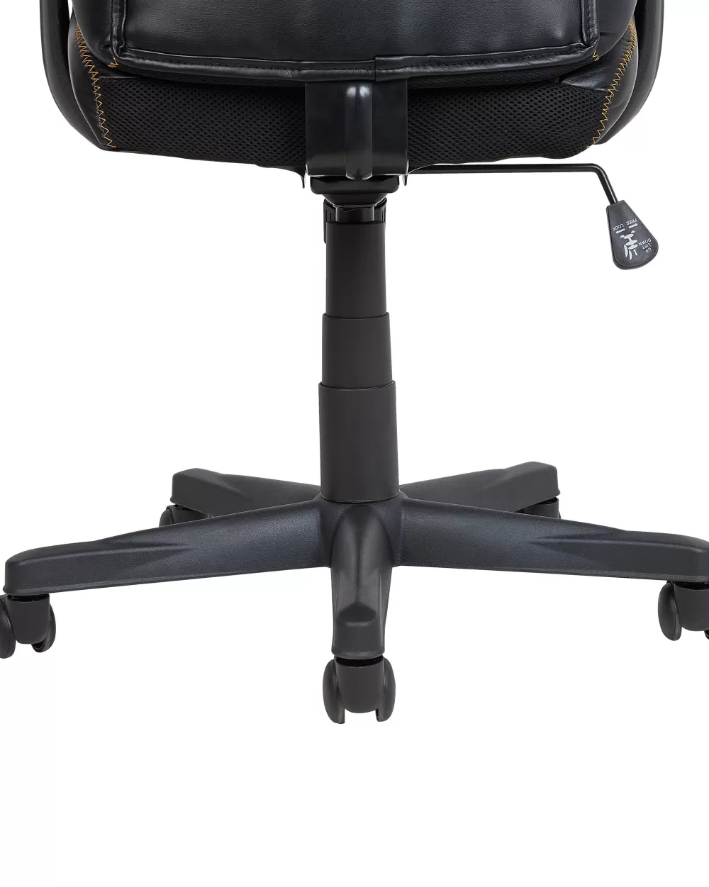 Beliani: Sedia Suprema in Ecopelle con Schienalto, Design Moderno - Nero/Marrone