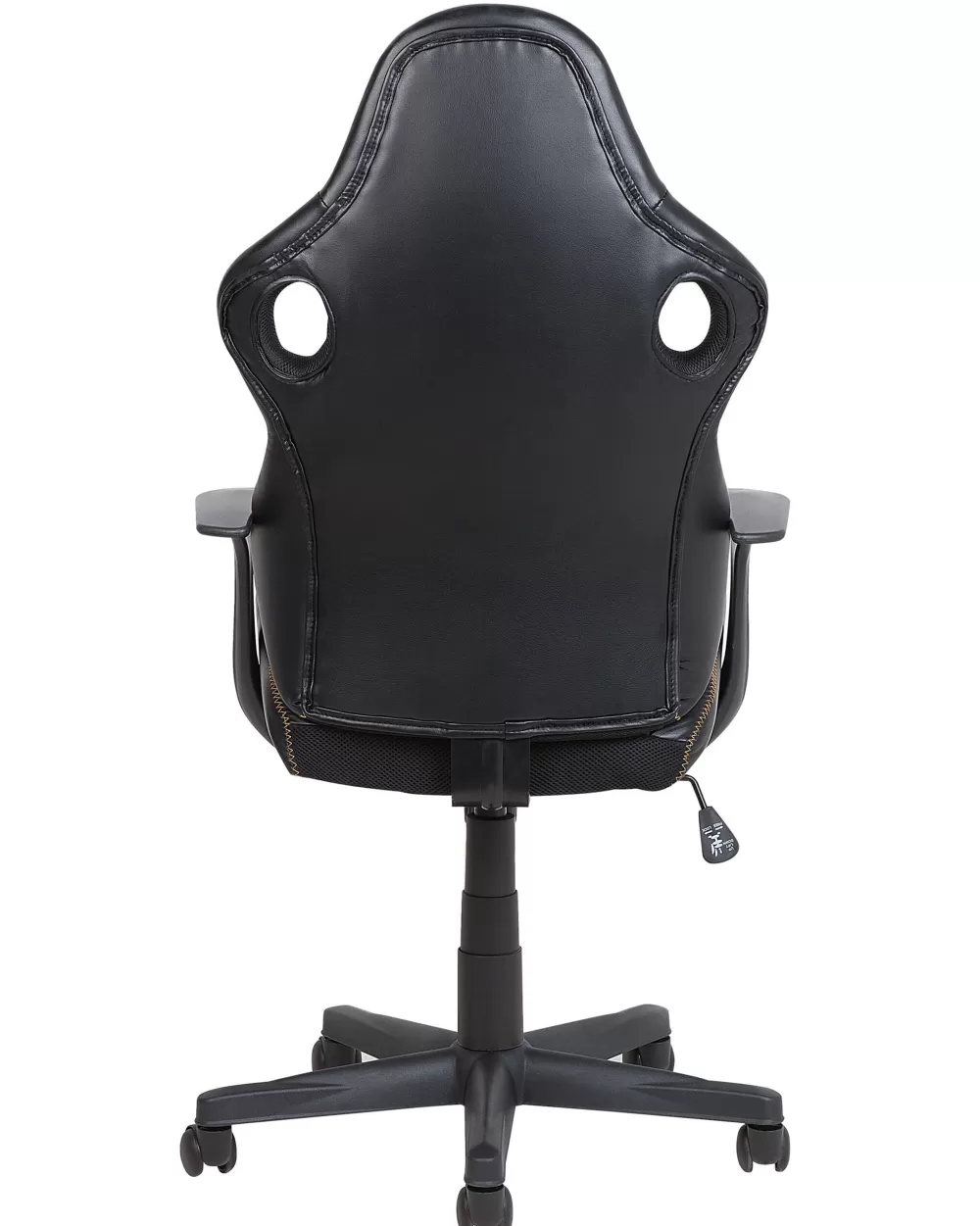 Beliani: Sedia Suprema in Ecopelle con Schienalto, Design Moderno - Nero/Marrone