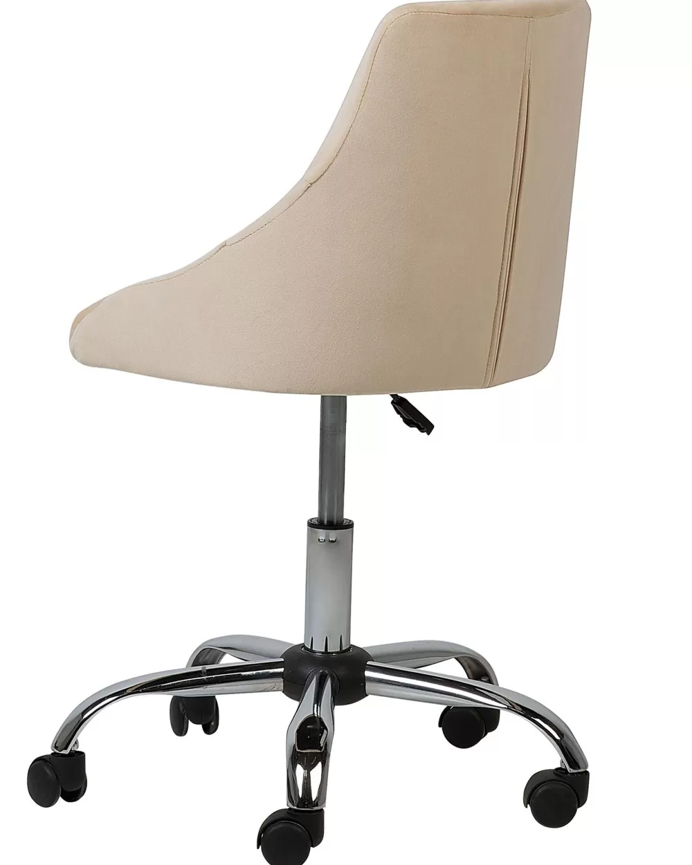Beliani - Poltrona Parrish in Velluto Beige: Eleganza Comoda con Sconto Esclusivo