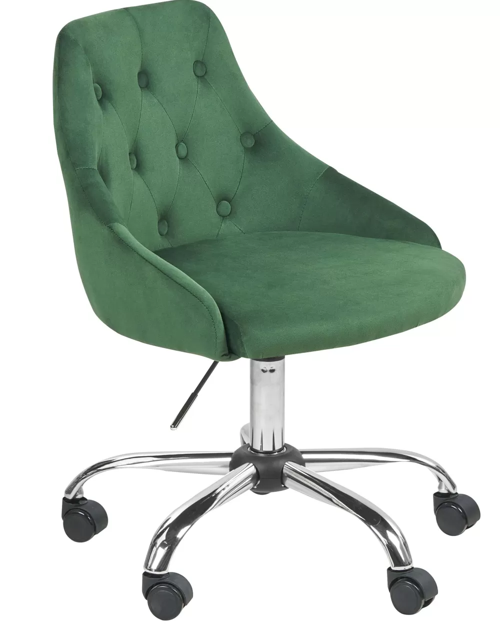 Promozione Beliani: Sedia in Velluto Verde Smeraldo Collezione Parrish