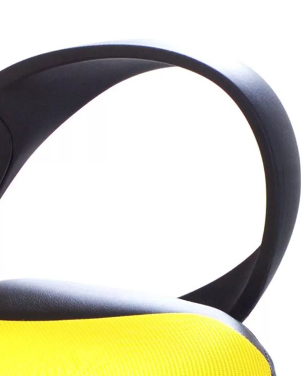 Beliani Poltrona Relax in Tessuto A Rete Traspirante - Design Moderno Giallo Chiaro, Ideale per Arredamento Camera dei Bambini - Modello iChair con Supporto Lombare