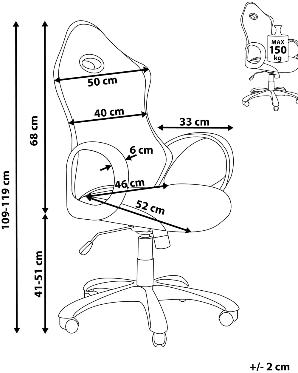 Beliani Poltrona Relax in Tessuto A Rete Traspirante - Design Moderno Giallo Chiaro, Ideale per Arredamento Camera dei Bambini - Modello iChair con Supporto Lombare