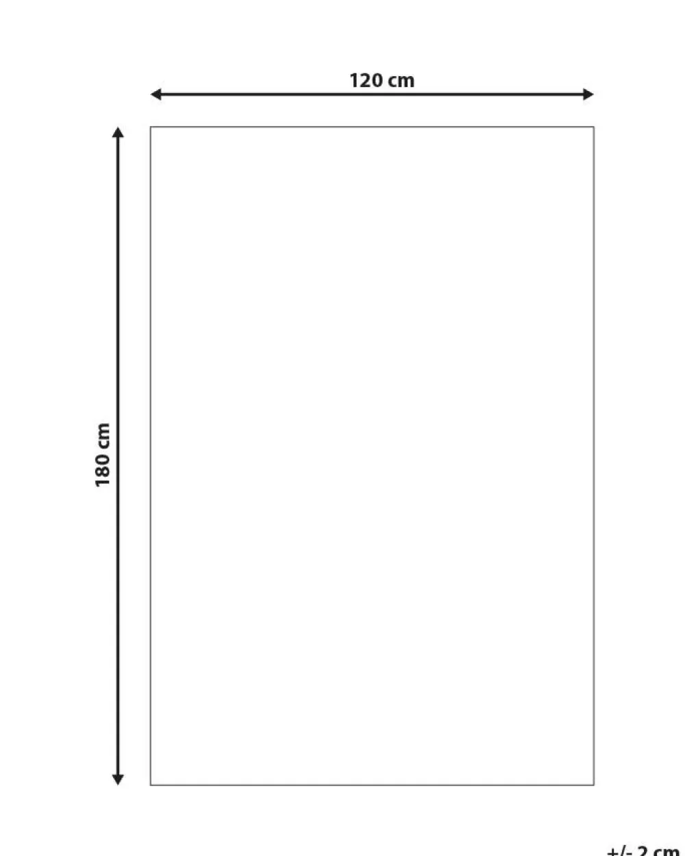 Beliani Tappeto Esterno Rampur in Nero, 120x180 cm - Design Moderno per Esterni