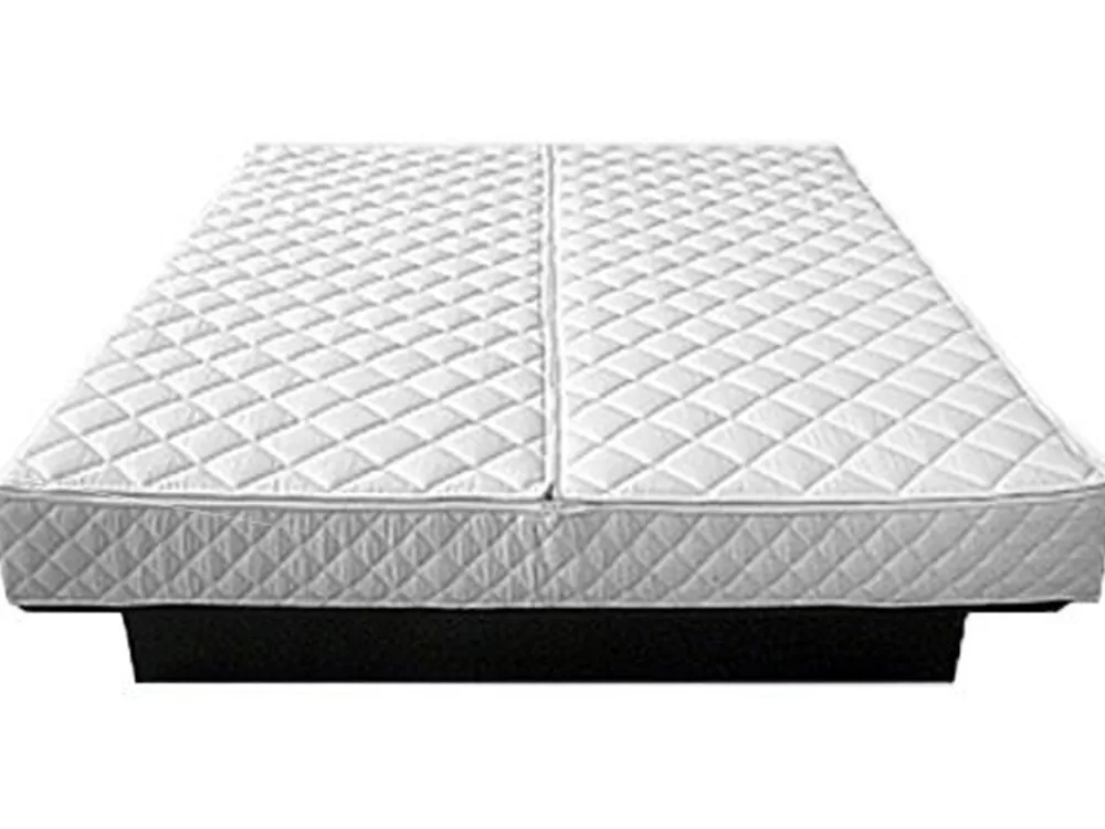 Beliani Letto con Comodini Vesisanky Moderno - Zen Design, 180x200 cm, Marrone Naturale, Materiali Sostenibili