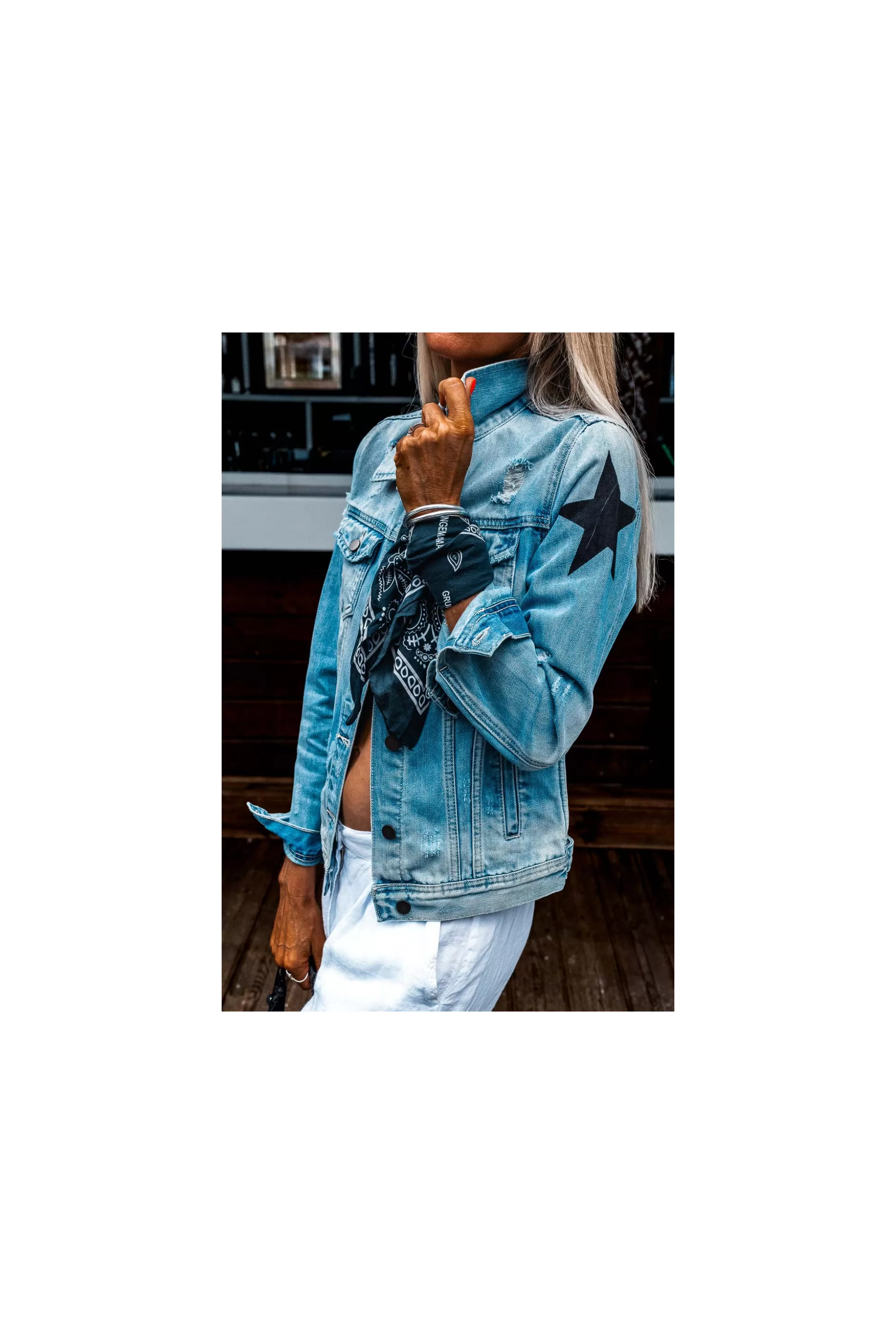 Giacca Jeans Star Destroy in Offerta - Modello Distrutto Impermeabile | Giacche e Cappotti Scontati Ultimi Pezzi