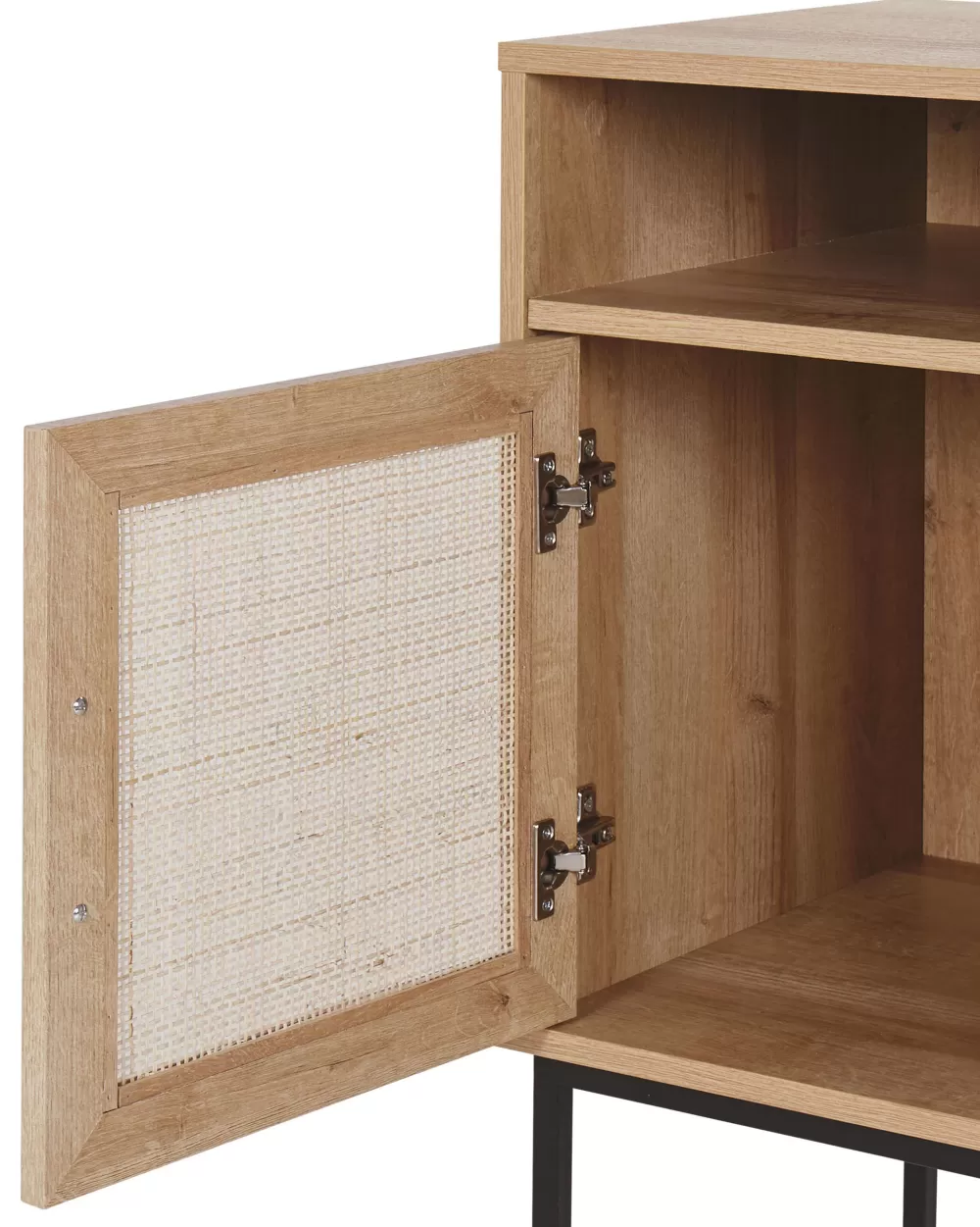 Beliani Scaffale in Legno Chiaro Pasco - Design Elegante e Funzionale per la Casa Moderna