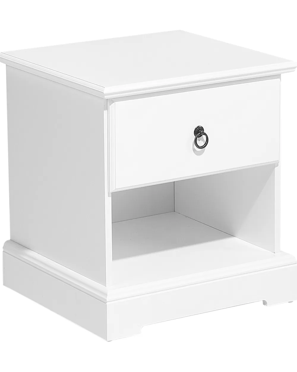 Scrivania Multifunzione Beliani Yopoytà con Scaffale Integrato e Contenitore Gilbert – Design Moderno in Bianco per Ambienti Funzionali